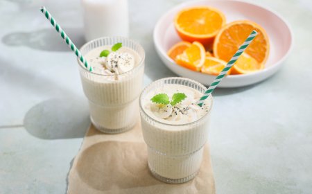 🥤 Shake białkowy ze skyru i banana