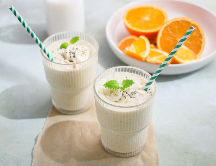 🥤 Shake białkowy ze skyru i banana