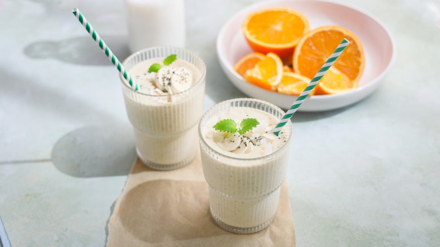 🥤 Shake białkowy ze skyru i banana